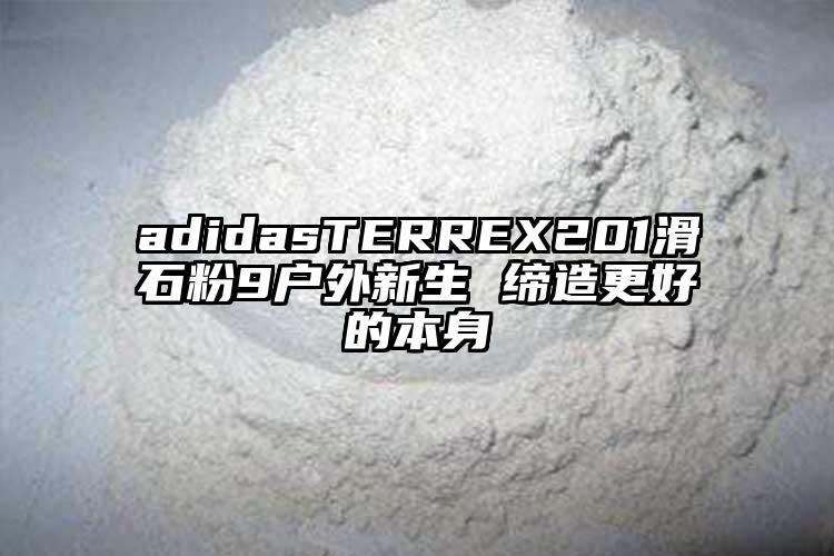 adidasTERREX201滑石粉9户外新生 缔造更好的本身